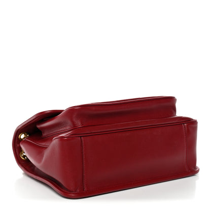 Saint Laurent Lambskin Matelasse Monogram Medium Niki Chain Satchel Opyum Red 4 of 11