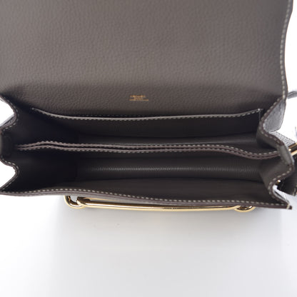 Hermes Taurillon Clemence Sac Roulis 23 Etain 7 of 9
