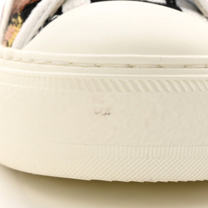Christian Dior Canvas Jardin Botanique Embroidered Womens Walk'N'Dior Low Top Sneakers 39.5 Black Multicolor 11 of 12