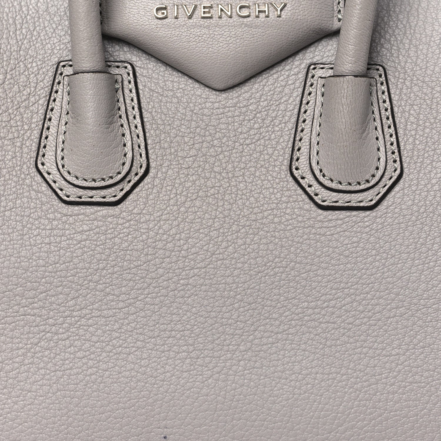 Givenchy Sugar Goatskin Mini Antigona Pearl Grey 8 of 11