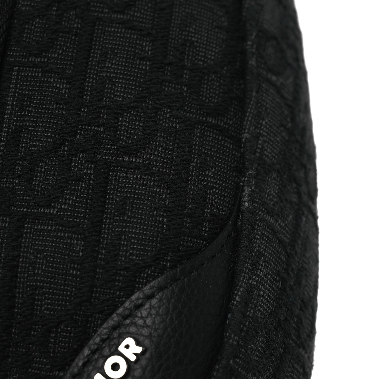 Christian Dior Grained Calfskin Oblique Scarab Sling Bag Black 12 of 12