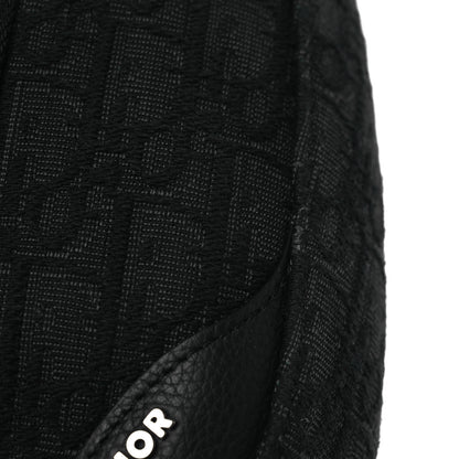 Christian Dior Grained Calfskin Oblique Scarab Sling Bag Black 12 of 12