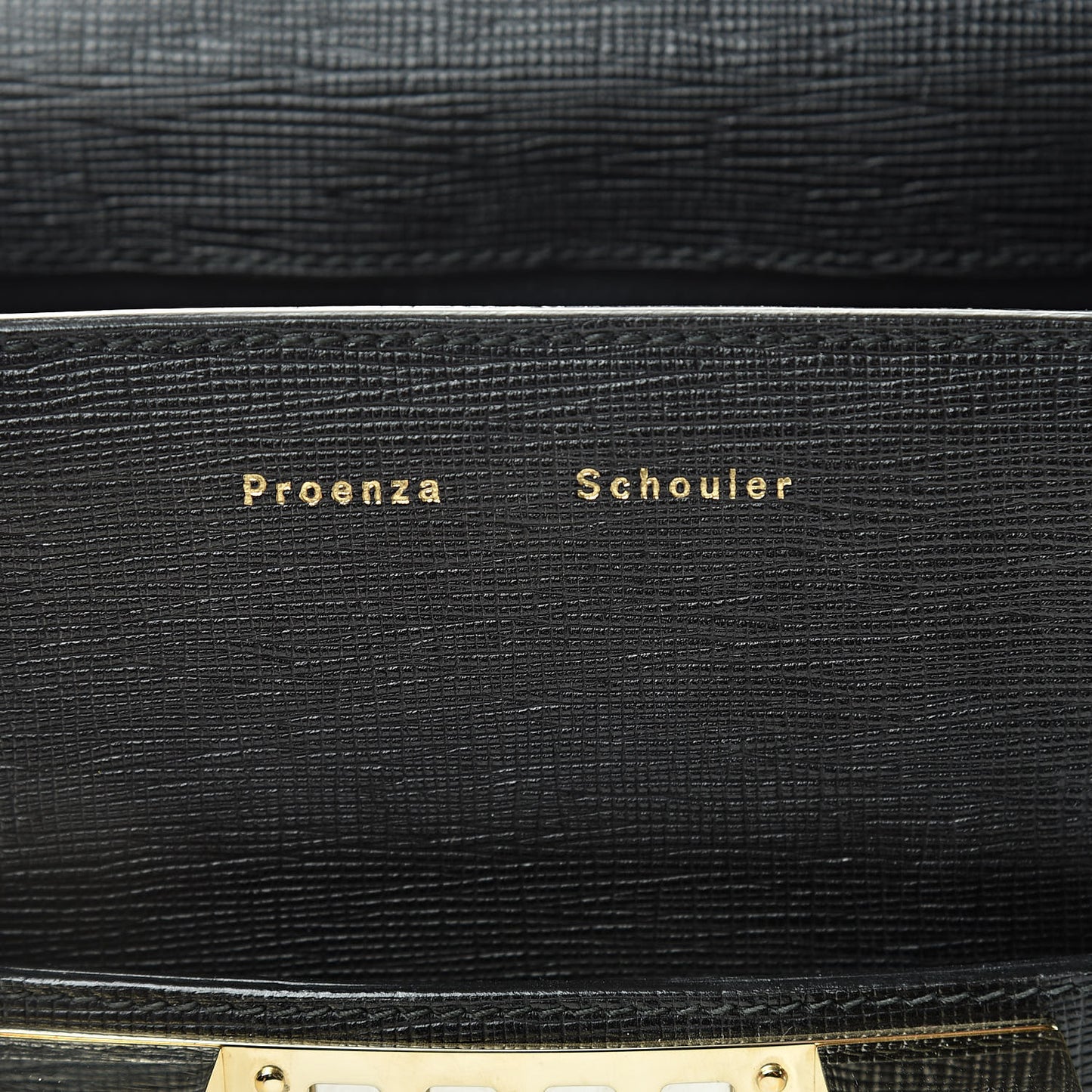 Linosa Calfskin Tiny PS11 Classic Shoulder Bag Black