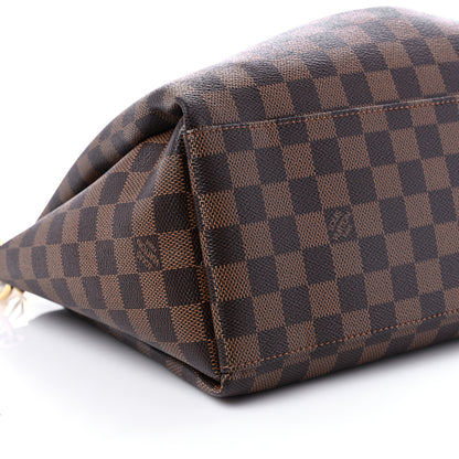 Louis Vuitton Damier Ebene Odeon Tote MM Black 7 of 9