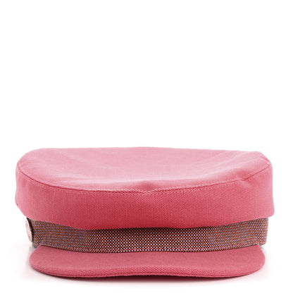 Hermes Toile De Chanvre Cotton Stretch Cavale Pop Cap 57 Rose 3 of 12