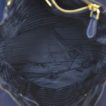 Prada Tessuto Nylon Gaufre Tote Blue 7 of 9