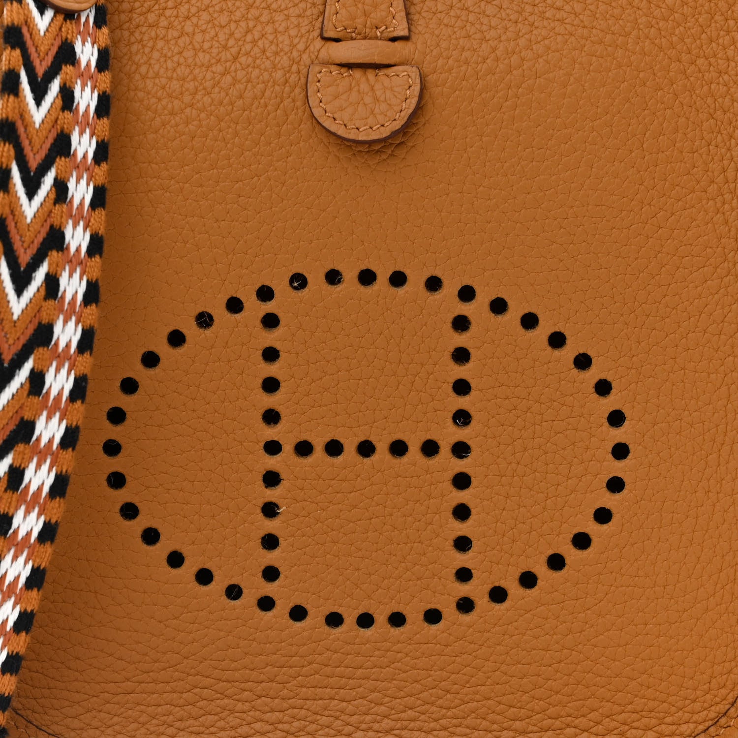 Hermes Taurillon Clemence Allegro Evelyne TPM Sesame 8 of 11
