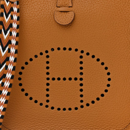 Hermes Taurillon Clemence Allegro Evelyne TPM Sesame 8 of 11