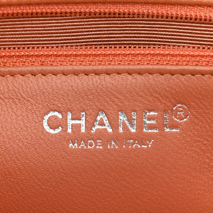 Chanel Patent Quilted Mini Rectangular Flap Orange 6 of 10