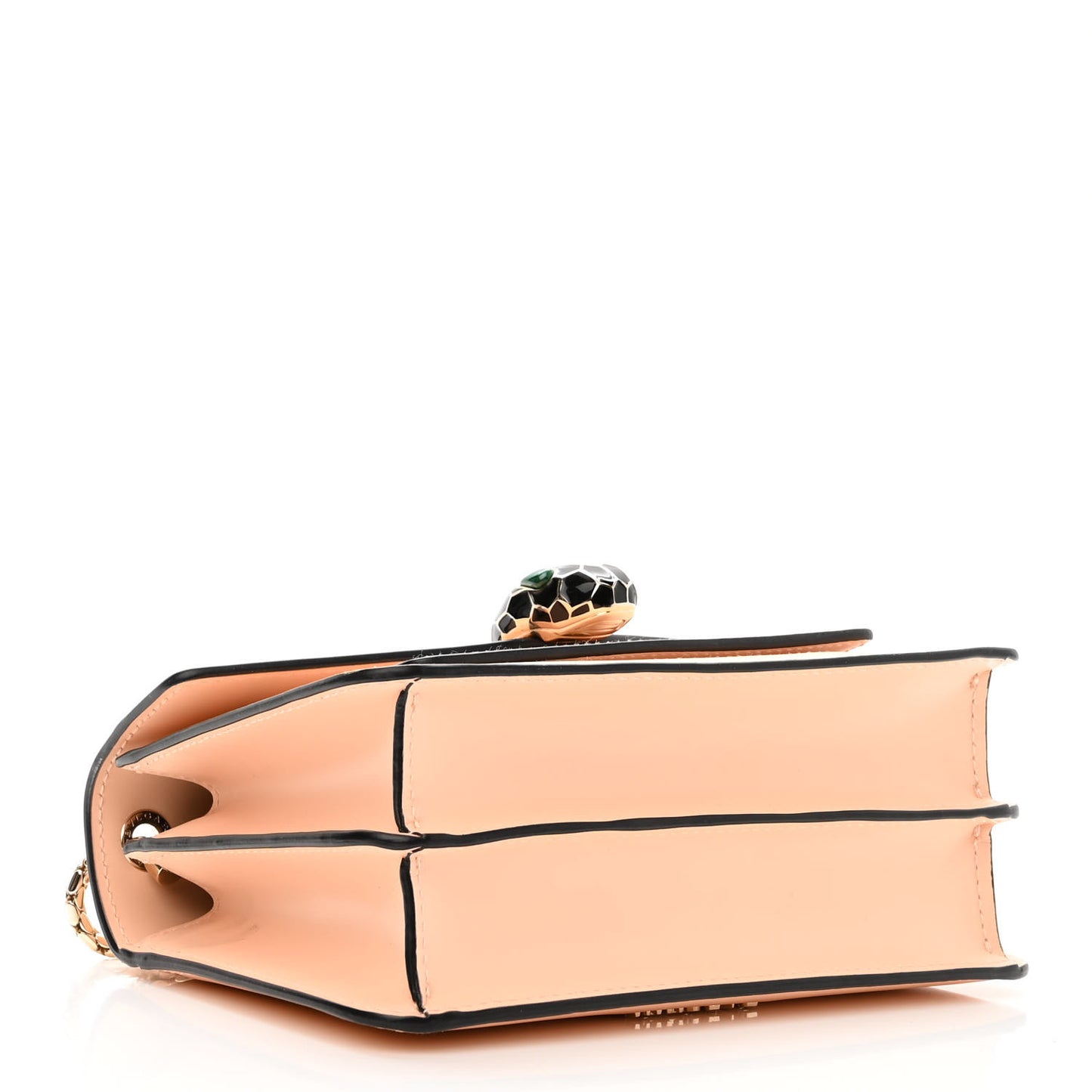 Calfskin Serpenti Forever Small Crossbody Bag Peach