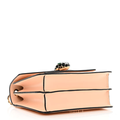 Bulgari Calfskin Serpenti Forever Small Crossbody Bag Peach 4 of 9