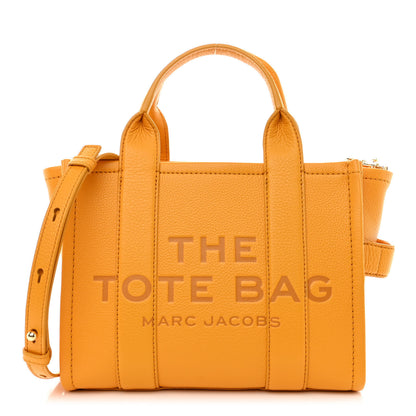 Marc Jacobs Grained Calfskin Small The Tote Bag Artisan Gold 1 of 10