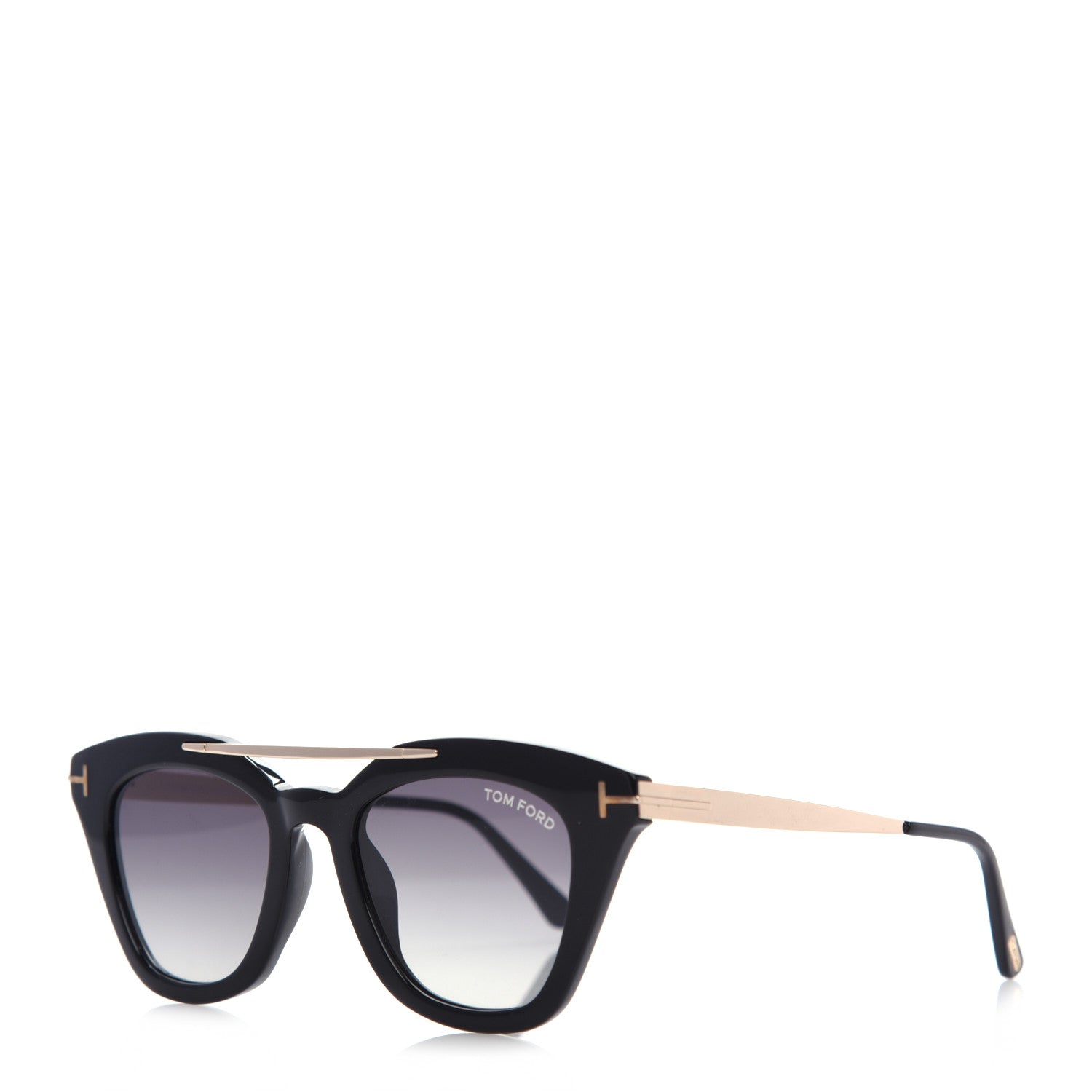 Tom Ford Acetate Anna Sunglasses TF575 Black 1 of 8