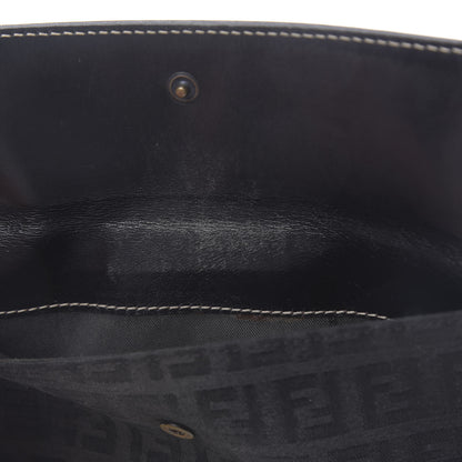 Fendi Zucchino Long Wallet Black 15 of 15