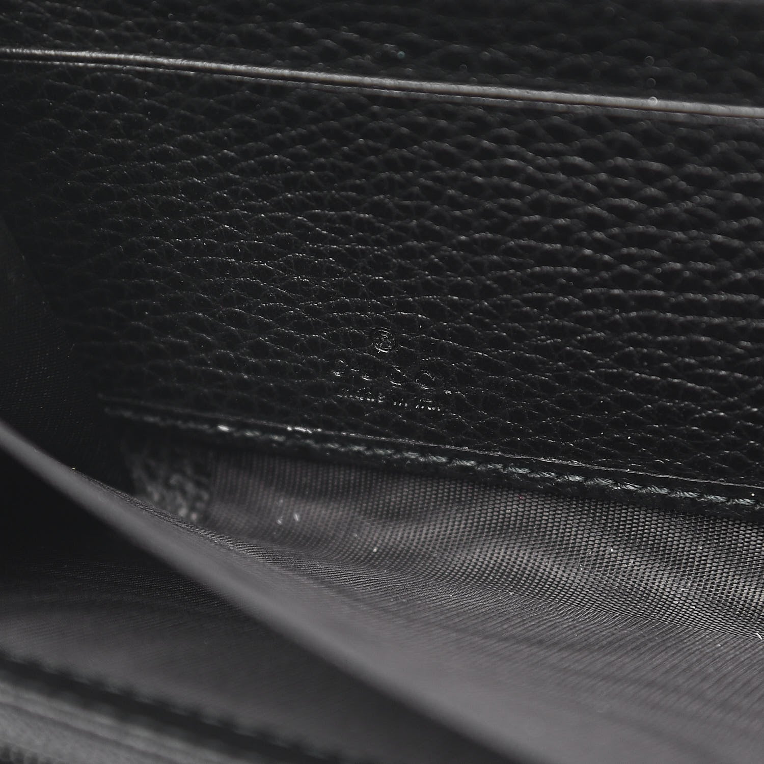 Gucci Calfskin Butterfly Zip Around Wallet Black 5 of 6