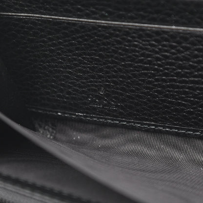 Gucci Calfskin Butterfly Zip Around Wallet Black 5 of 6