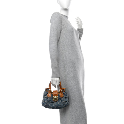 Louis Vuitton Monogram Denim Pleaty Blue 2 of 10