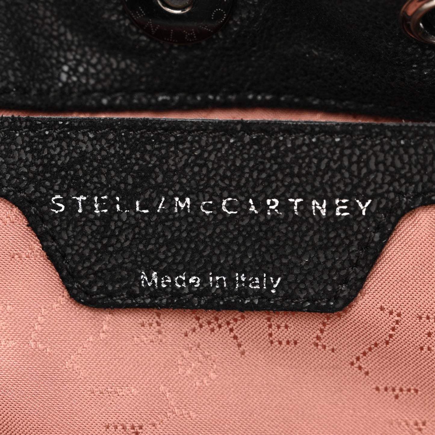 Shaggy Deer Small Falabella Bucket Bag Black