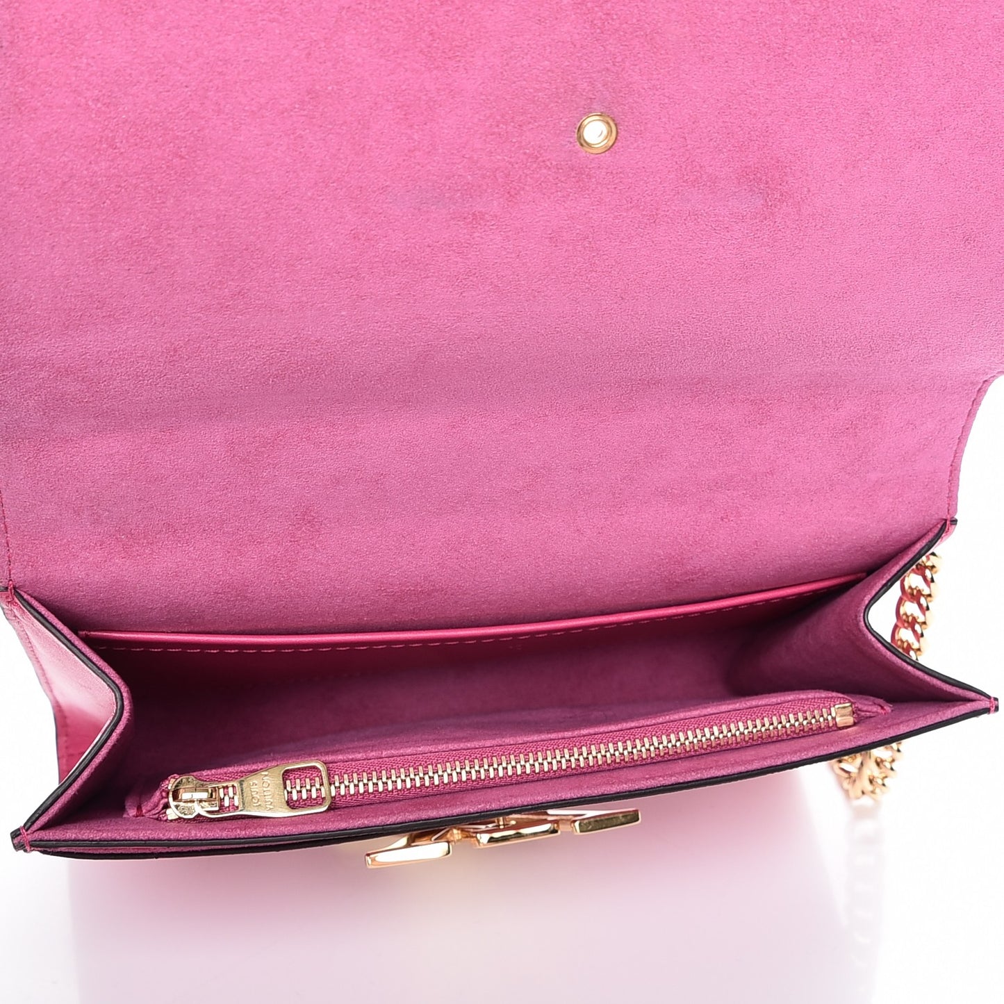 Calfskin Chain Louise MM Hibiscus