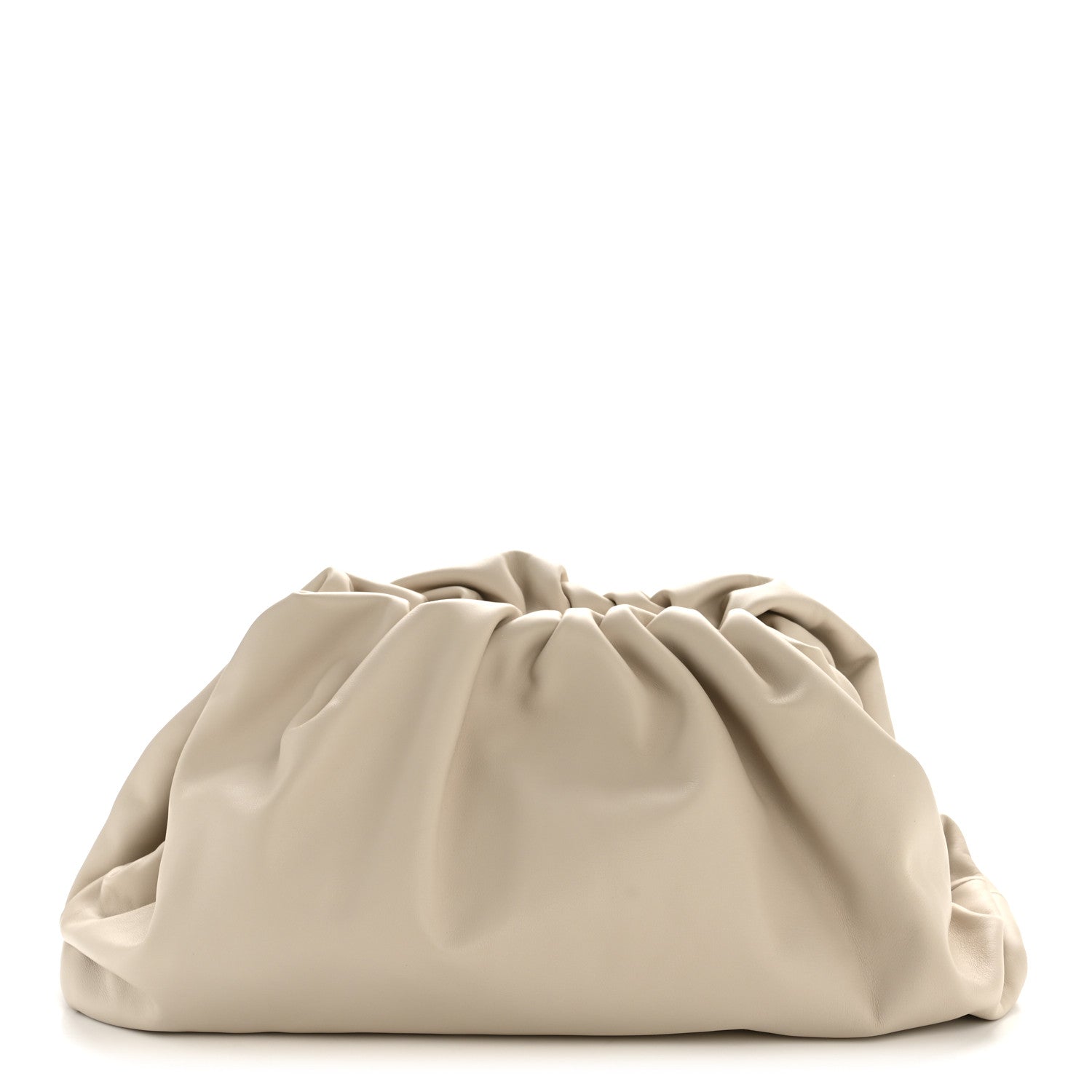 Bottega Veneta Smooth Butter Calf The Pouch Oversized Clutch Plaster 1 of 10