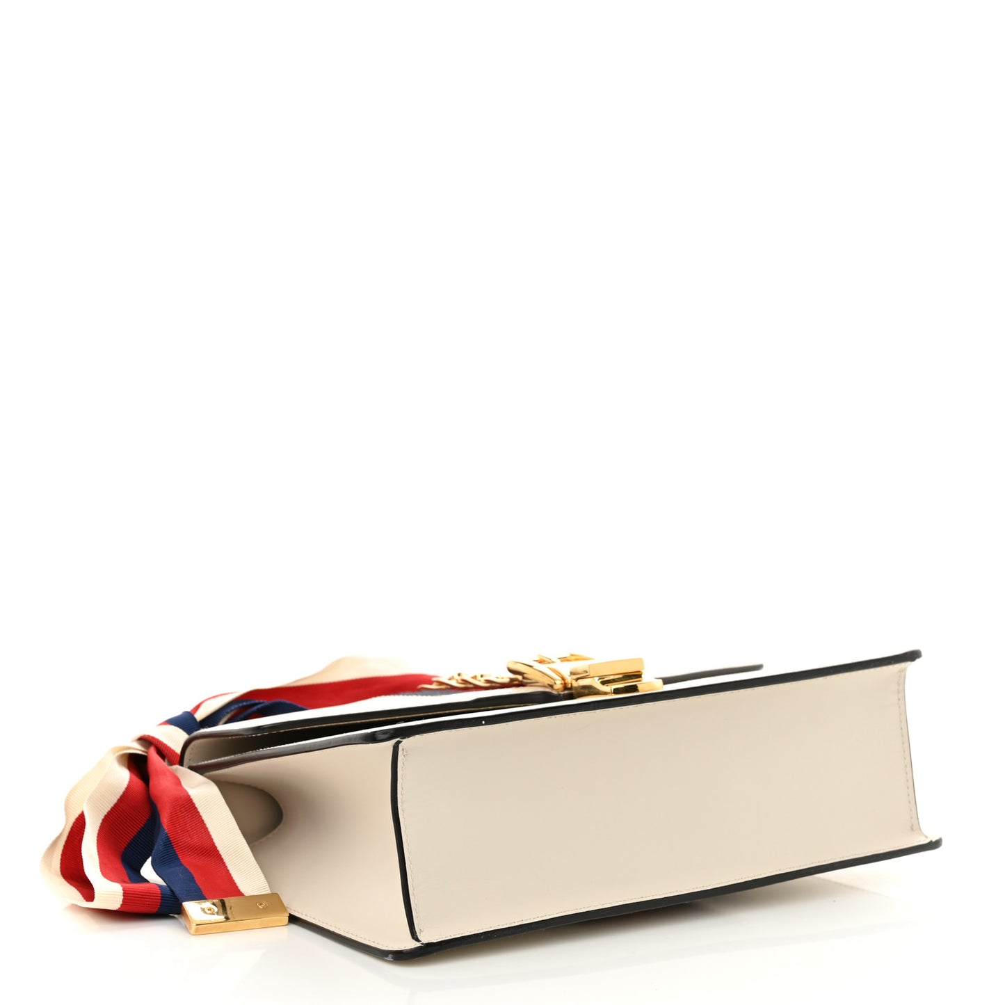Calfskin Small Sylvie Shoulder Bag Off White