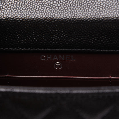 Chanel Caviar Quilted Classic Phone Holder Black 8 of 14