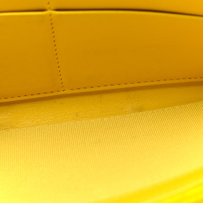 Chanel Caviar Quilted Large Gusset Zip Around Wallet Yellow 9 of 12