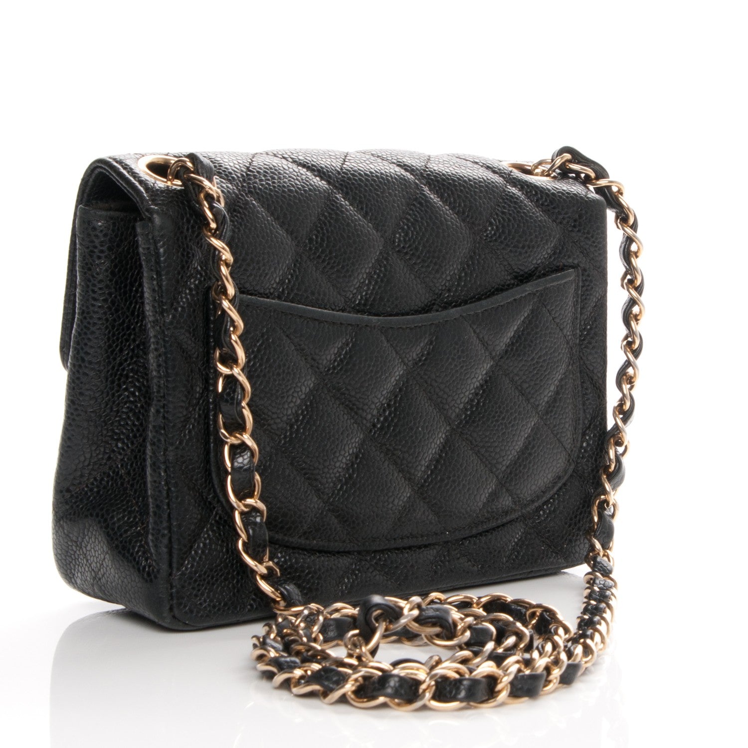 Chanel Caviar Quilted Mini Square Flap Black 3 of 7