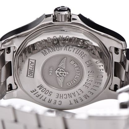 Breitling Stainless Steel 33mm Colt Oceane Quartz Watch Black A77380 6 of 7
