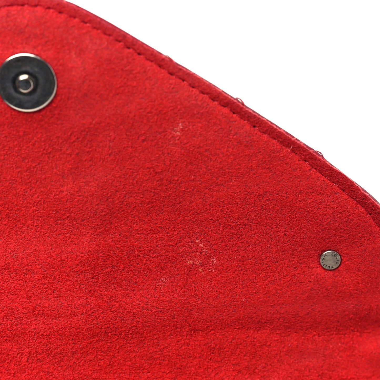 Calfskin New Wave Chain Pochette Scarlet
