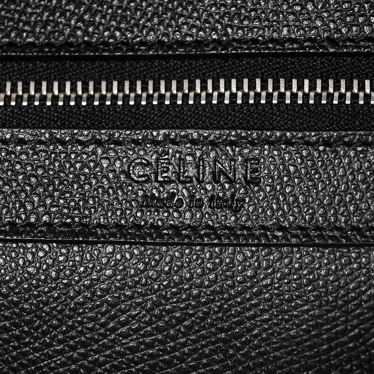 Celine Grained Calfskin Small Vertical Cabas Black 7 of 7
