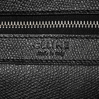 Celine Grained Calfskin Small Vertical Cabas Black 7 of 7