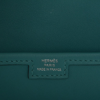 Hermes Swift Jige Elan 29 Clutch Bleu Saint Cyr 7 of 7