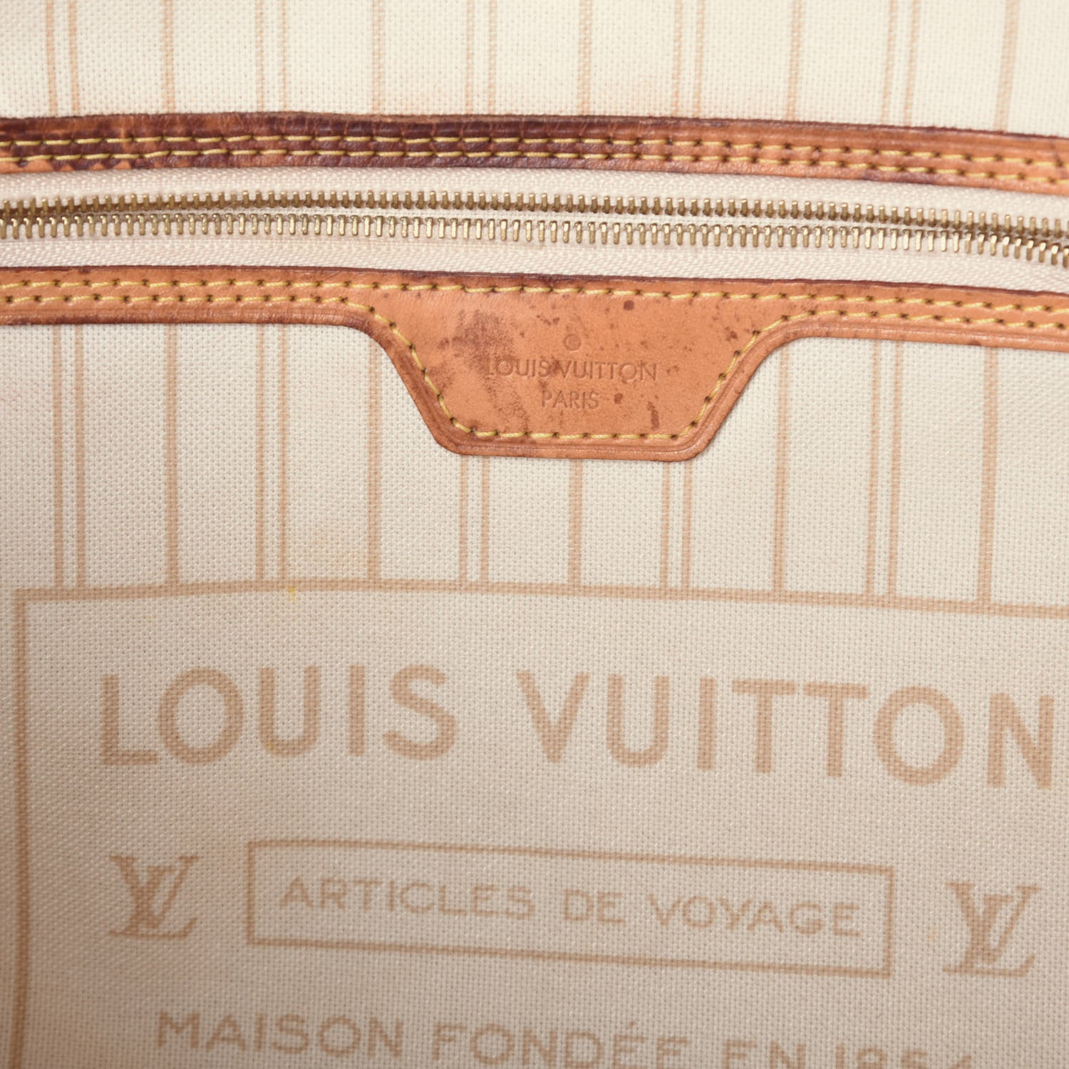 Louis Vuitton Damier Azur Neo Neverfull MM 6 of 9