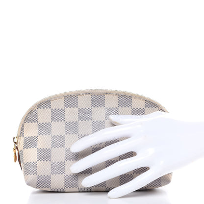Louis Vuitton Damier Azur Cosmetic Pouch 2 of 15