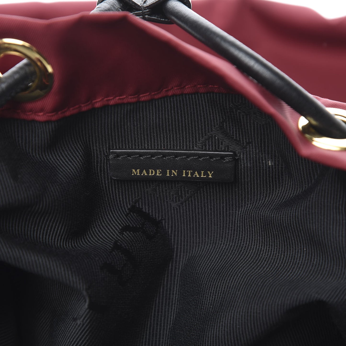Nylon Medium Rucksack Backpack Crimson Red