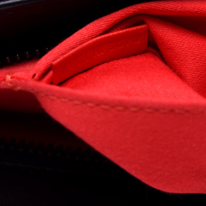 Christian Louboutin Calfskin Studded Loubiposh Clutch Black 9 of 9