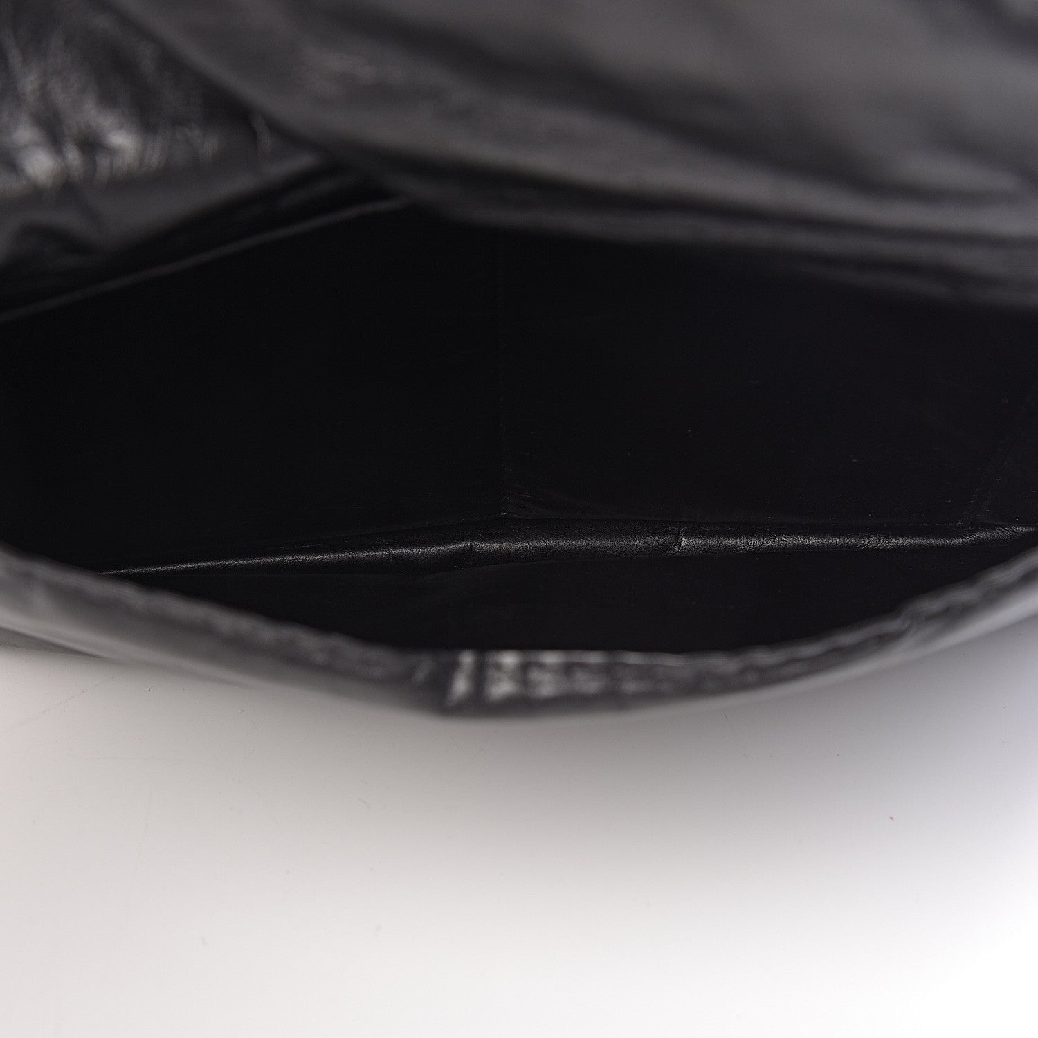Celine Paperweight Calfskin Clutch Pouch Black 5 of 7