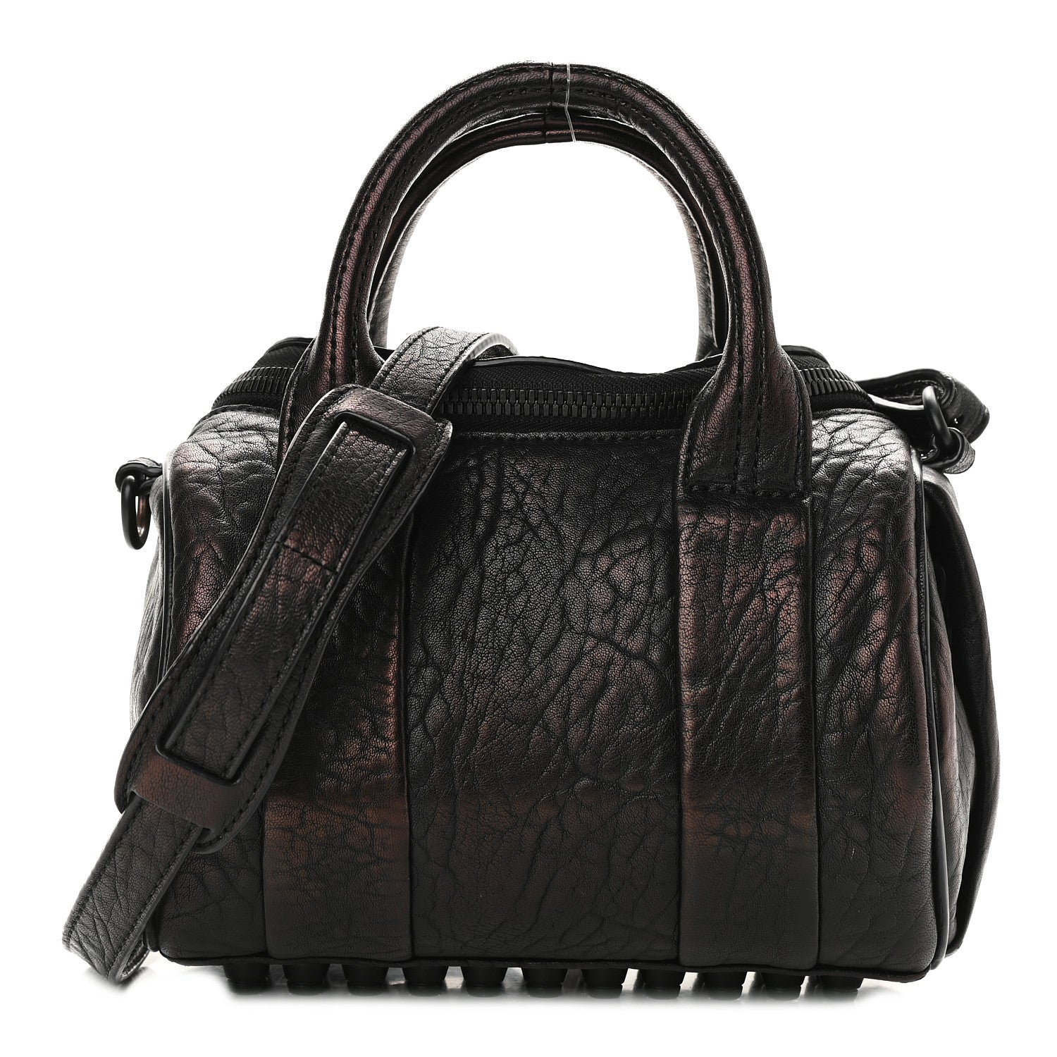Alexander Wang Pebbled Lambskin Mini Rockie Black Matte Bronze Black Hardware 1 of 8