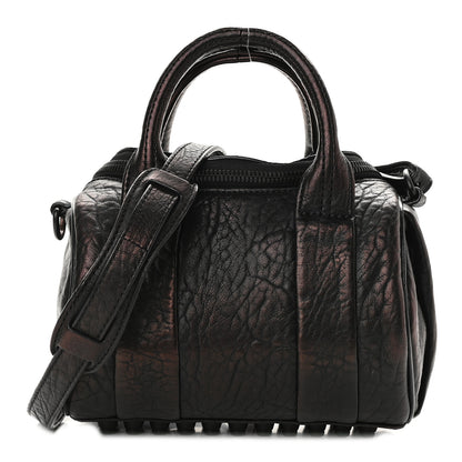 Alexander Wang Pebbled Lambskin Mini Rockie Black Matte Bronze Black Hardware 1 of 8