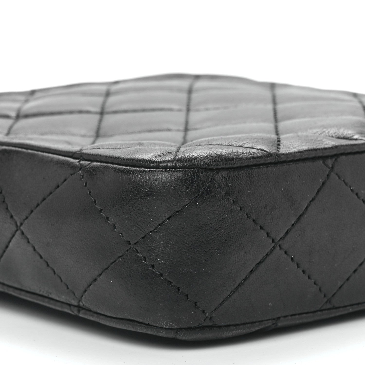 Chanel Lambskin Quilted Crossbody Black 9 of 10