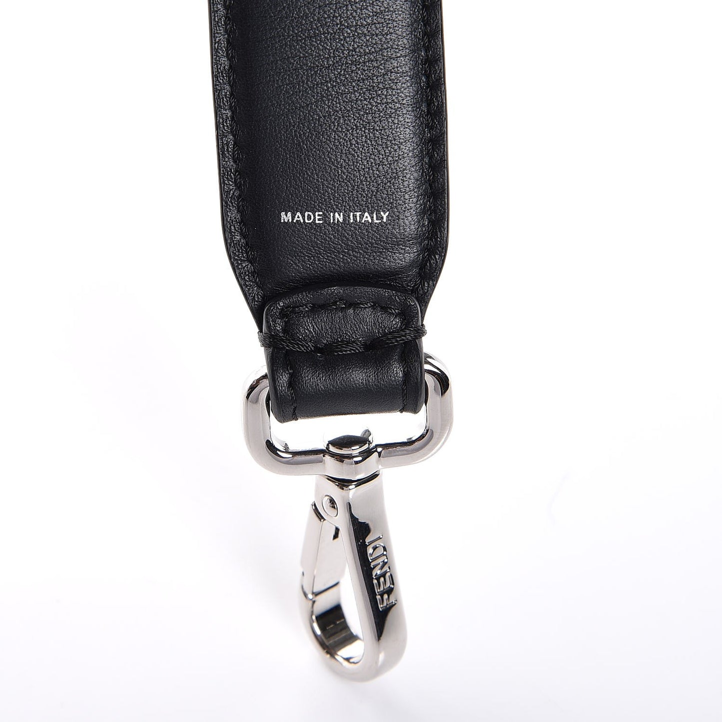 Calfskin Studded Mini Strap You Black