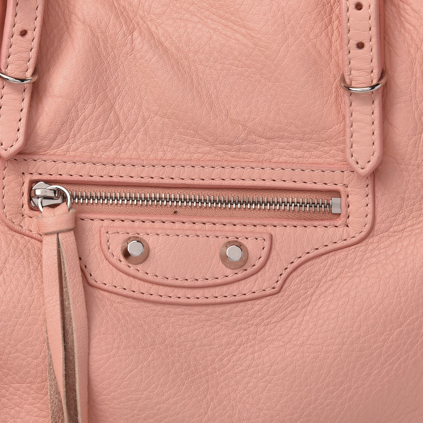 Veau Papier A5 Zip Around Tote Vieux Rose