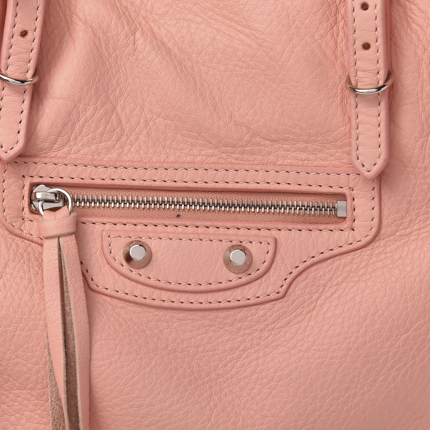 Balenciaga Veau Papier A5 Zip Around Tote Vieux Rose 11 of 11