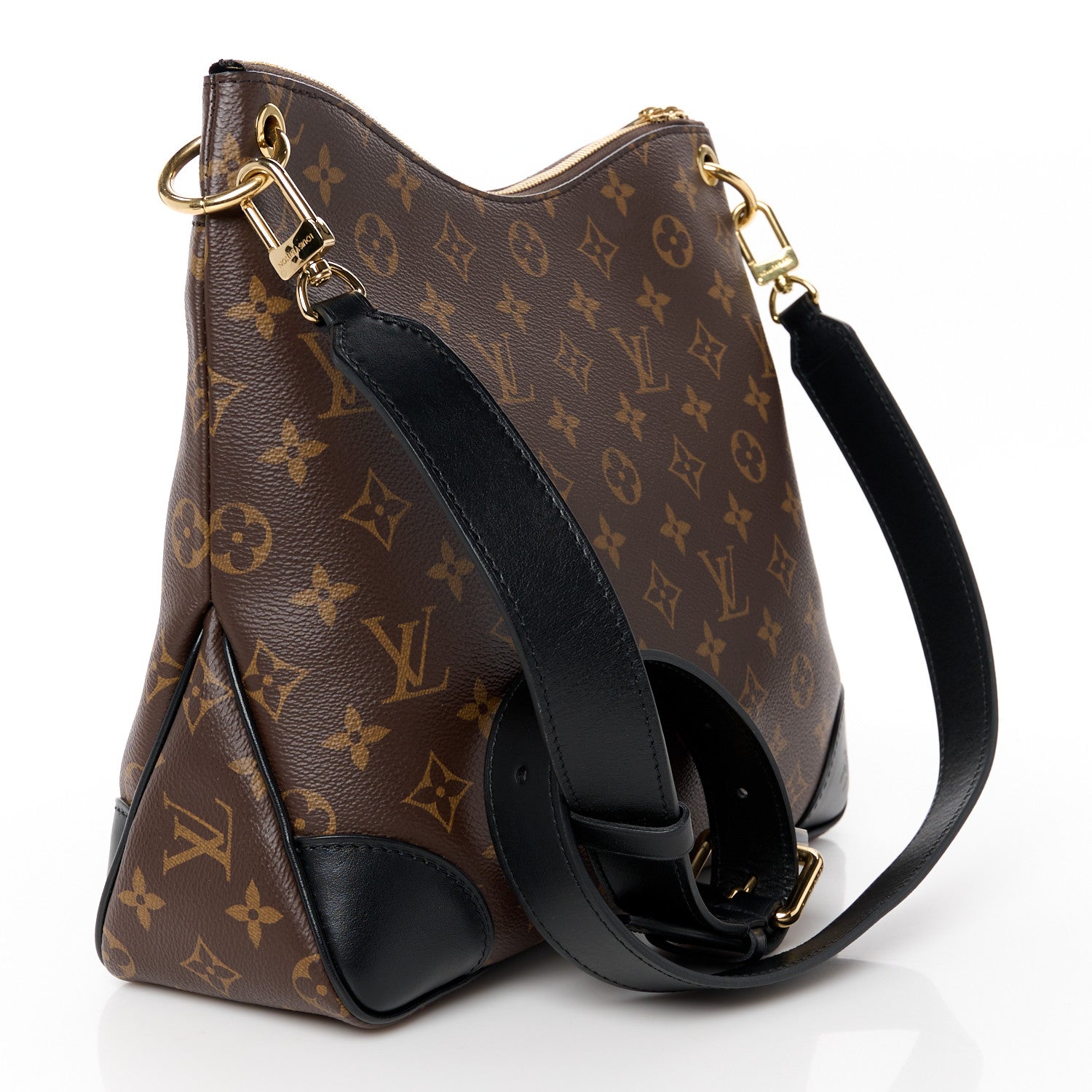 Louis Vuitton Monogram Odeon MM Black 3 of 9