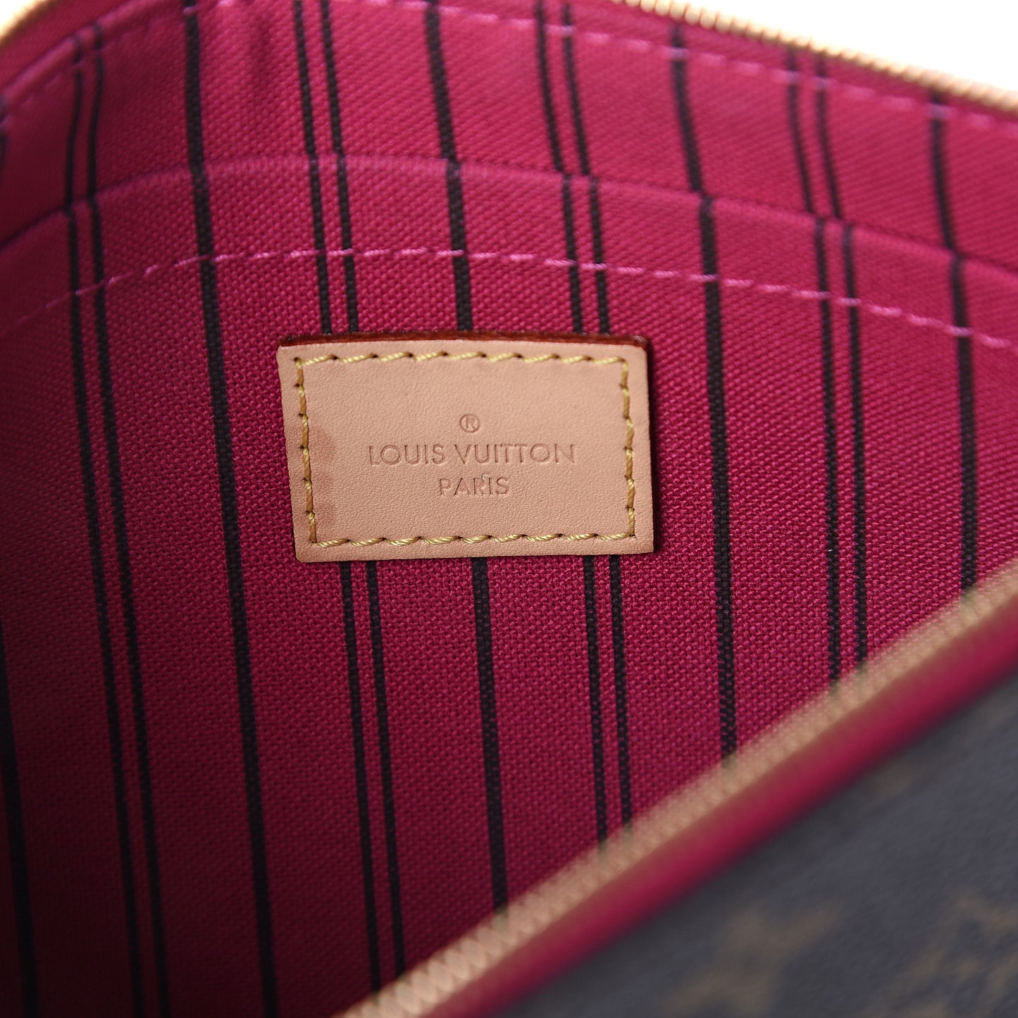 Monogram Neverfull MM GM Pochette Pivoine