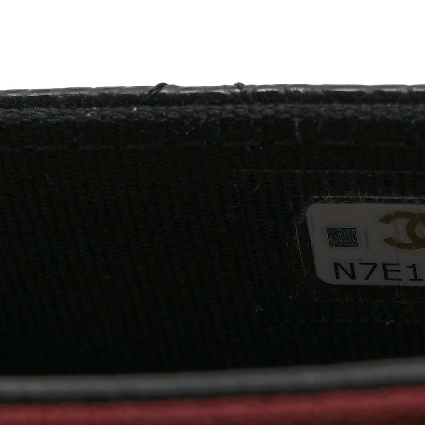 Caviar Quilted Flap Card Holder Wallet Black