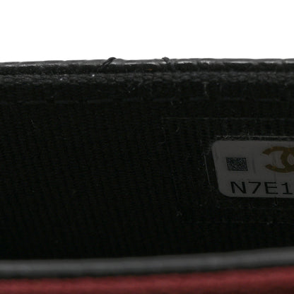 Chanel Caviar Quilted Flap Card Holder Wallet Black 8 of 9
