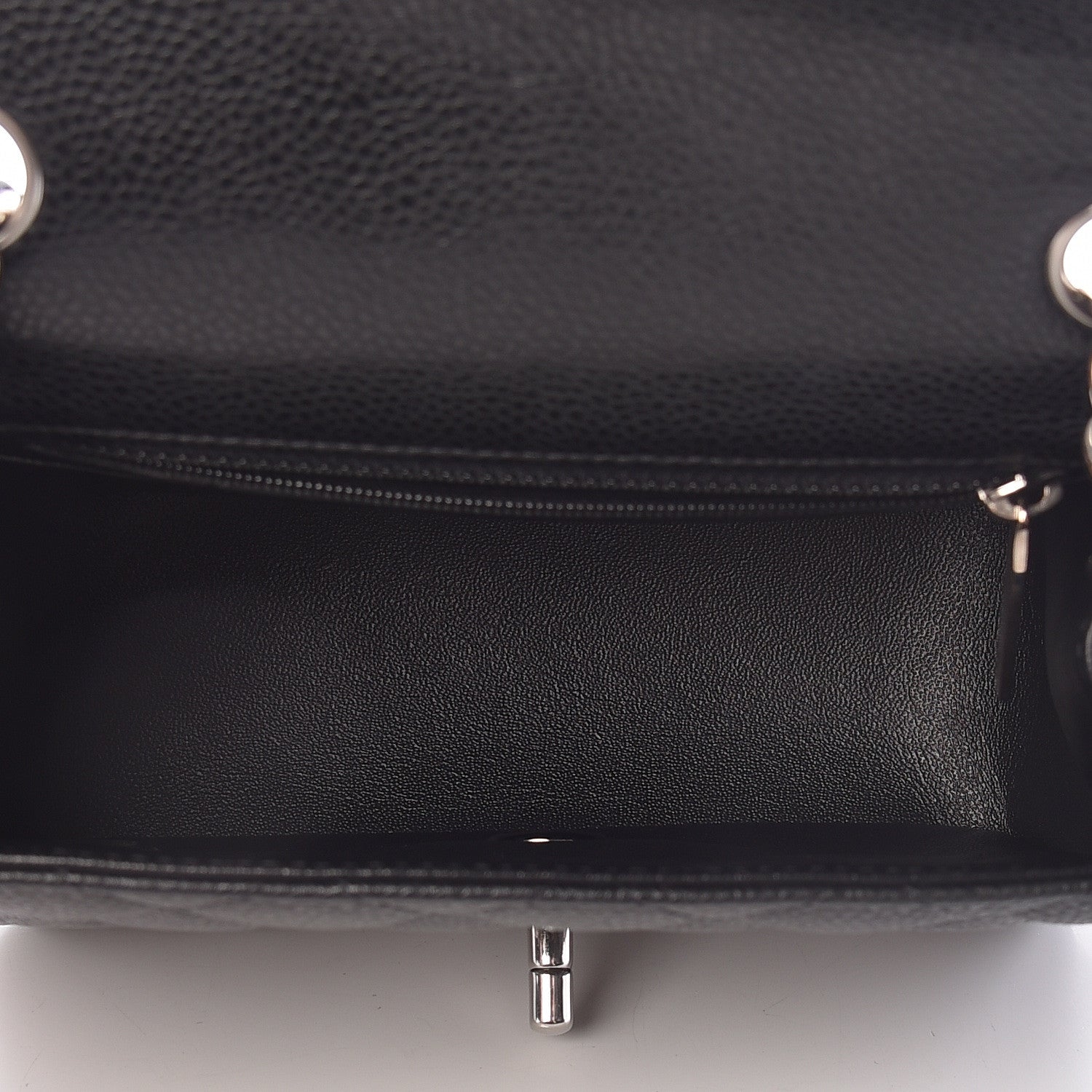 Chanel Caviar Quilted Mini Square Flap Black 7 of 11