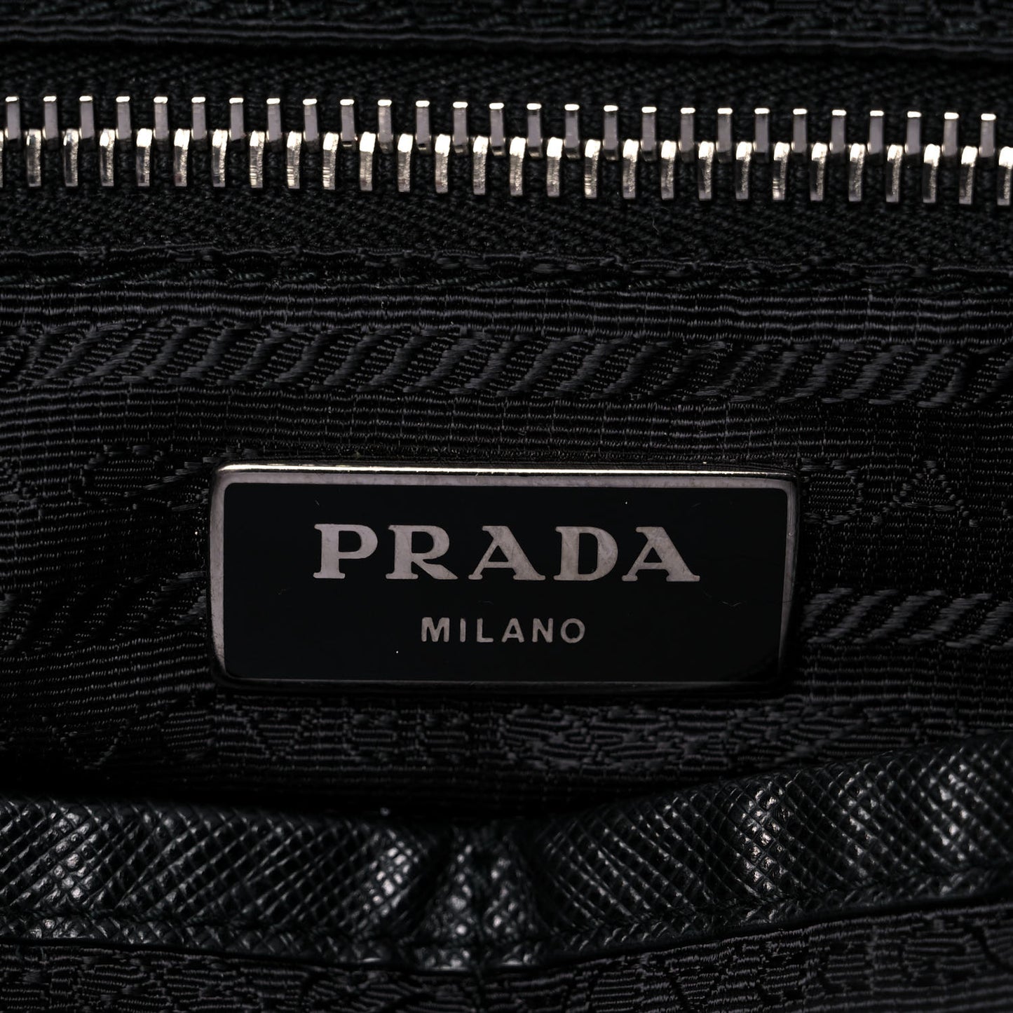 Nylon Vela Baby Bag Black